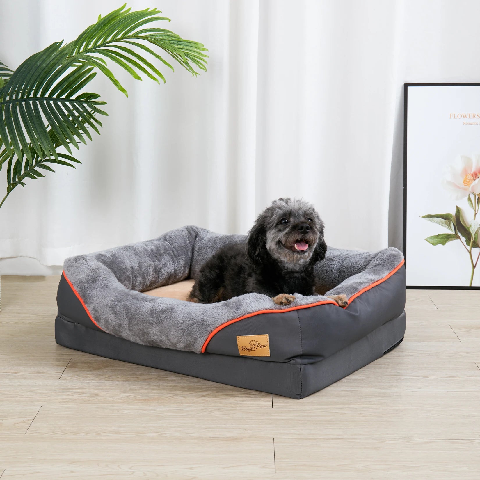 2XL Super Soft Orthopedic Foam Cotton Pet Bed with Removable Cover