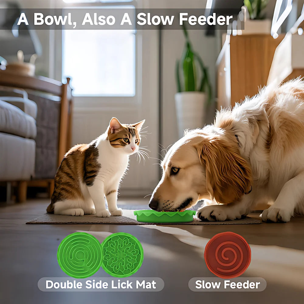 5-in-1 Burger Pet Bowls Set