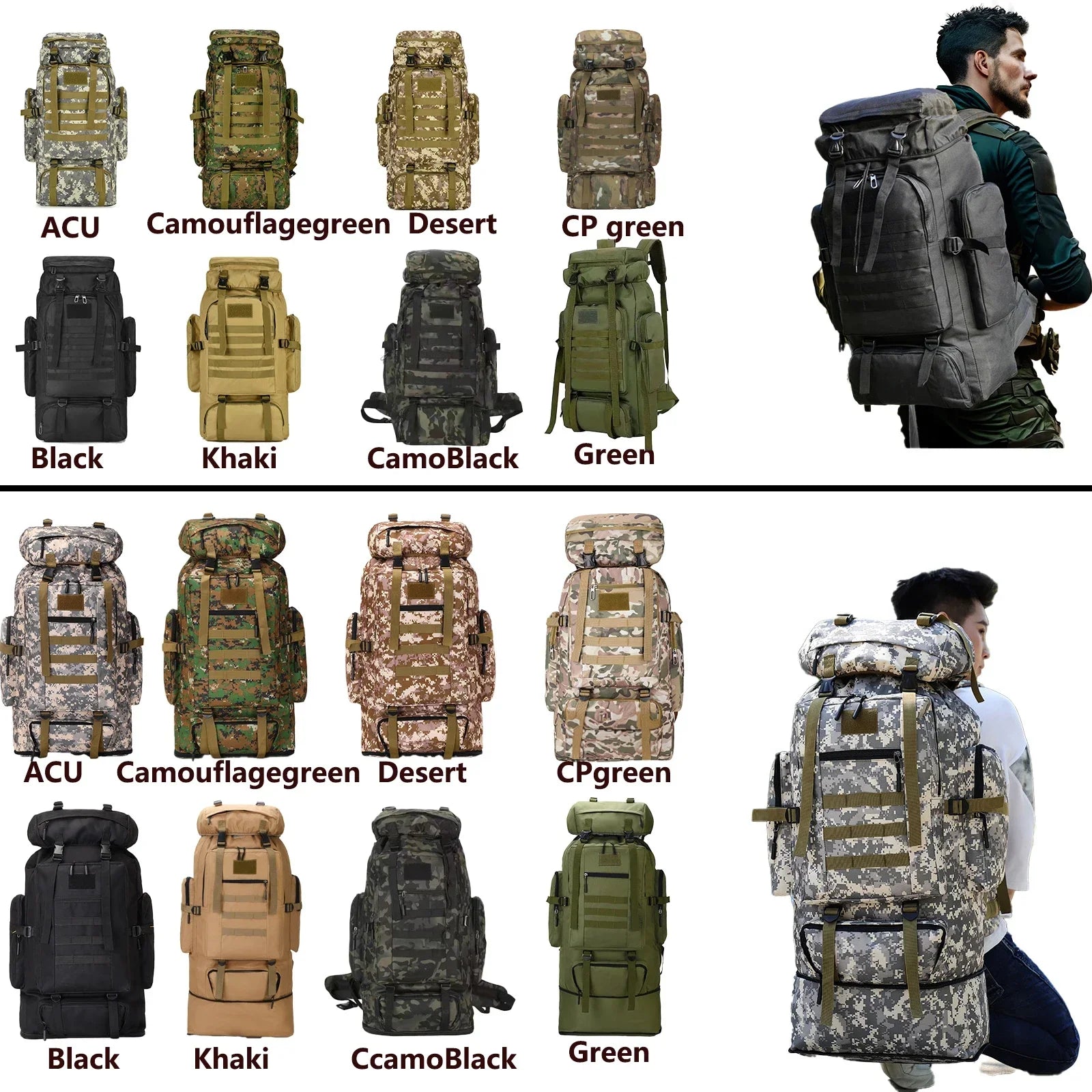 80L/100L Mountaineering Bag