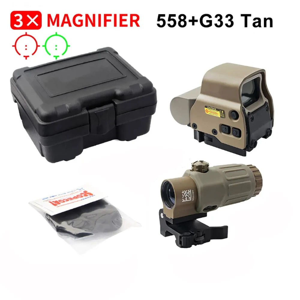 558+G33 Holographic Reflex Sight Red Dot