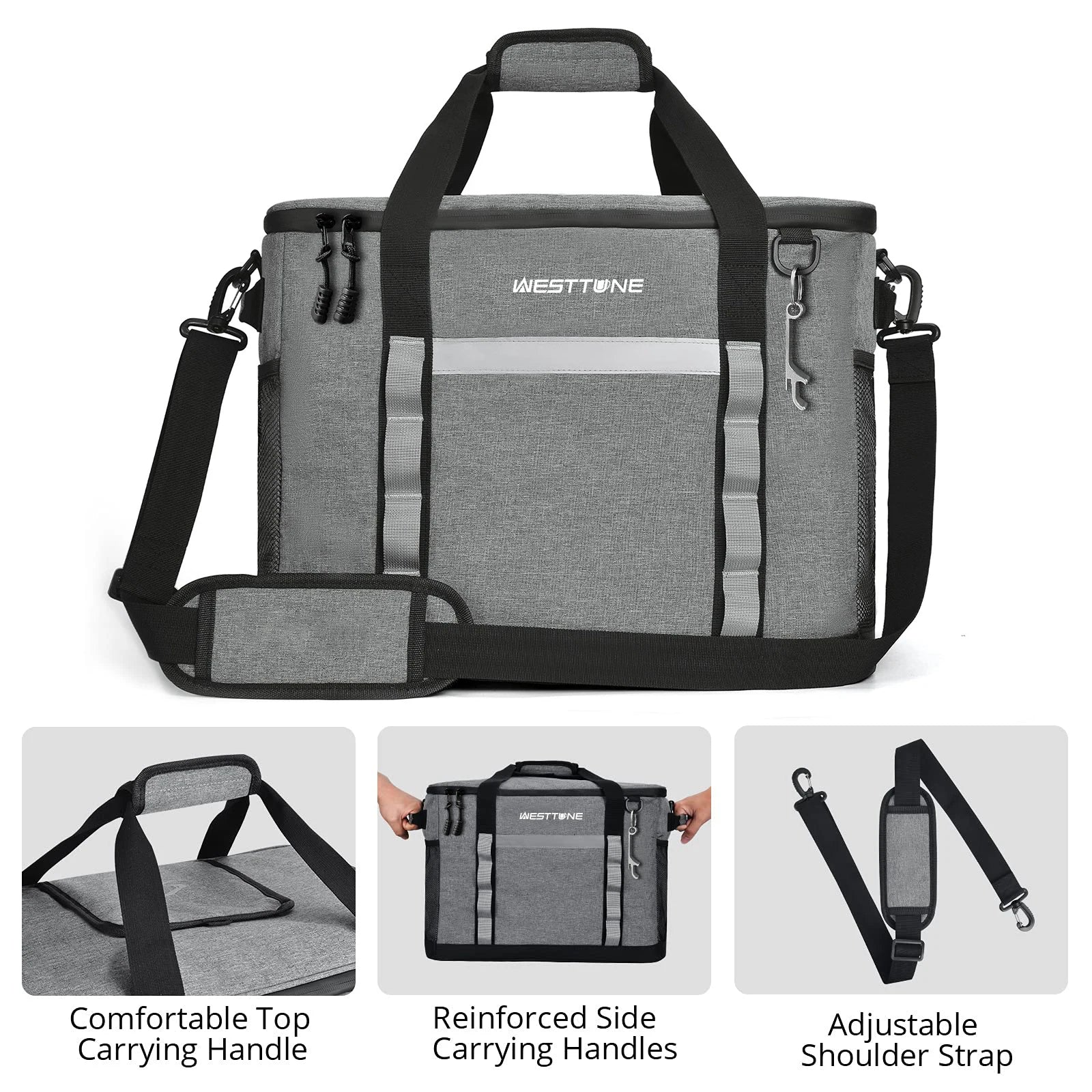75 Can Soft Cooler Bag "Collapsible Ice Chest" Leakproof