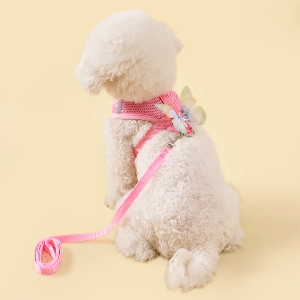 Butterfly Cute Breathable Dog Harness