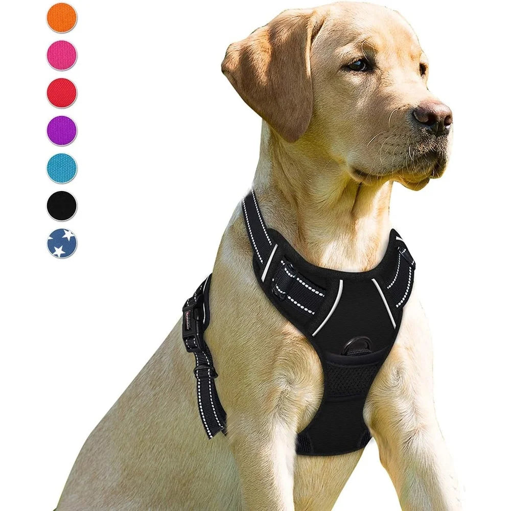 Harness Large Dogs Reflective Heavy Duty Front Clip
