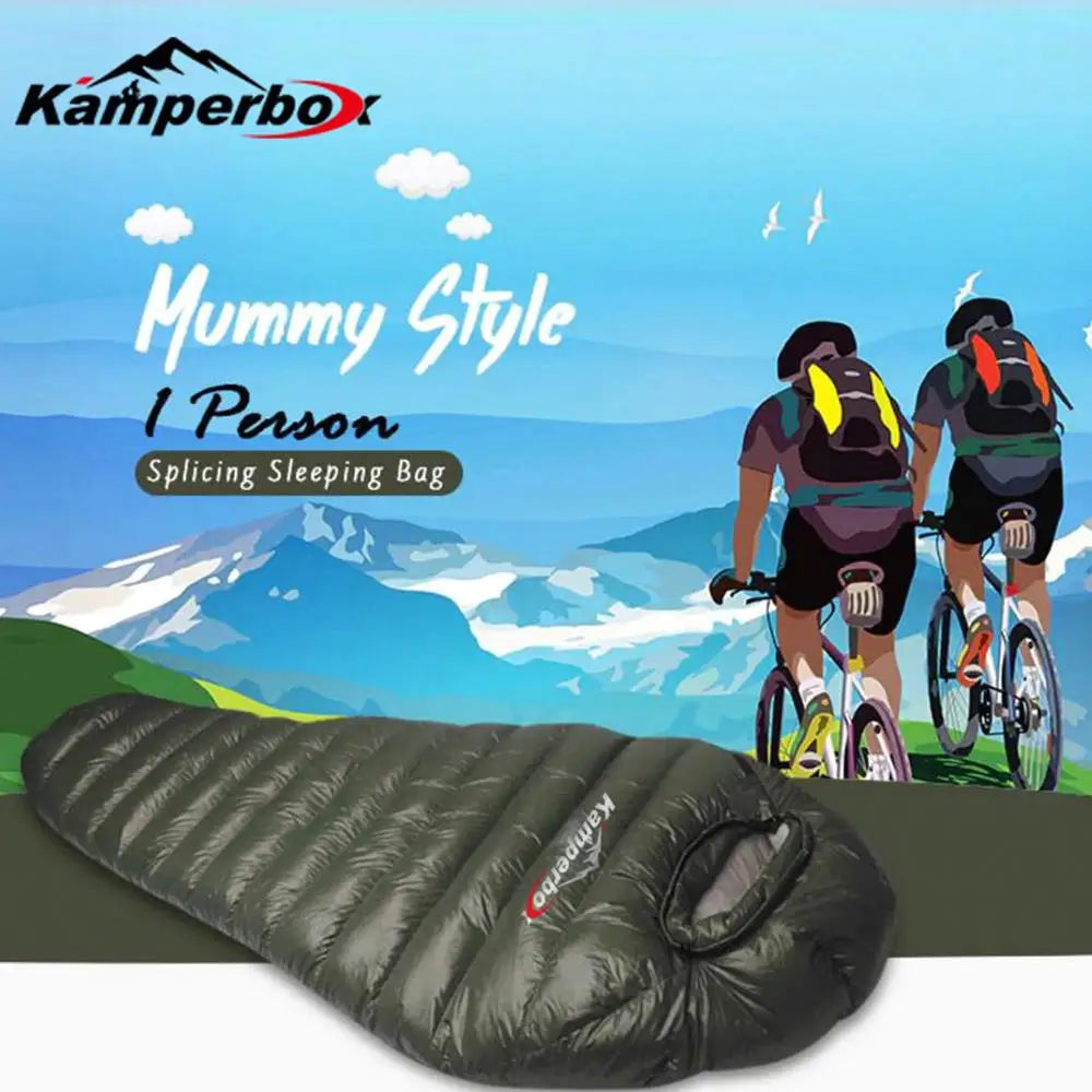 Winter-Ready Outdoor Down Sleeping Bag