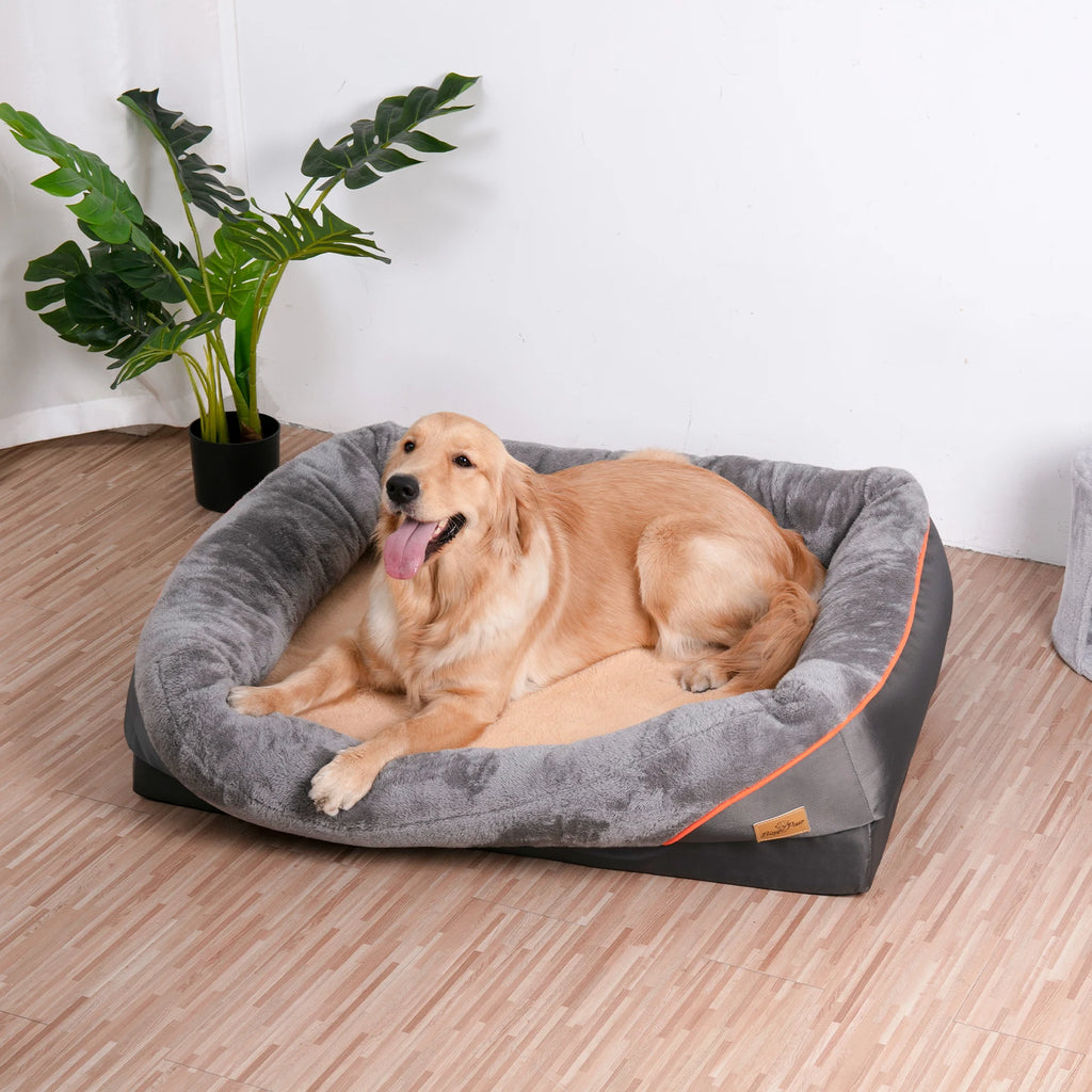 2XL Super Soft Orthopedic Foam Cotton Pet Bed with Removable Cover
