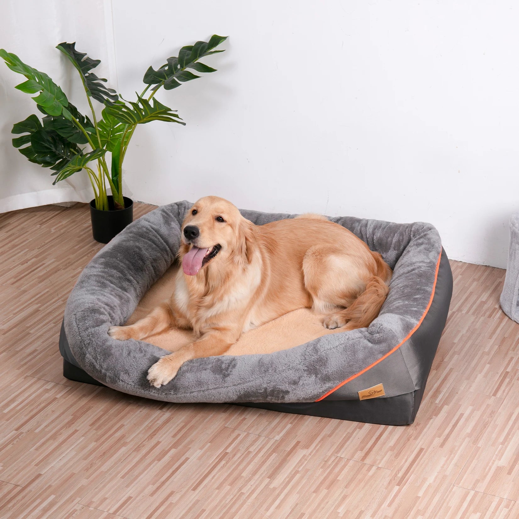 2XL Super Soft Orthopedic Foam Cotton Pet Bed with Removable Cover