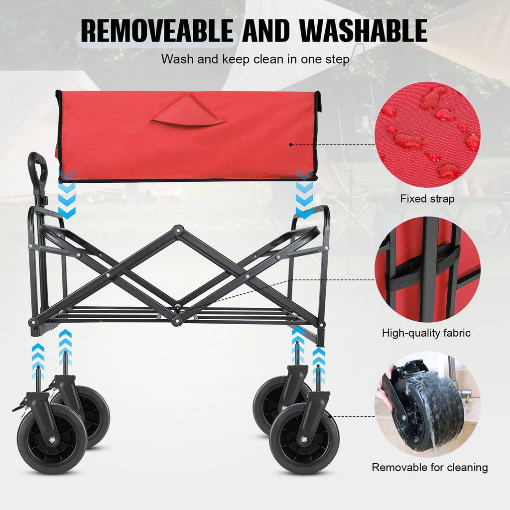 Beach Wagon Foldable All Terrain Cart