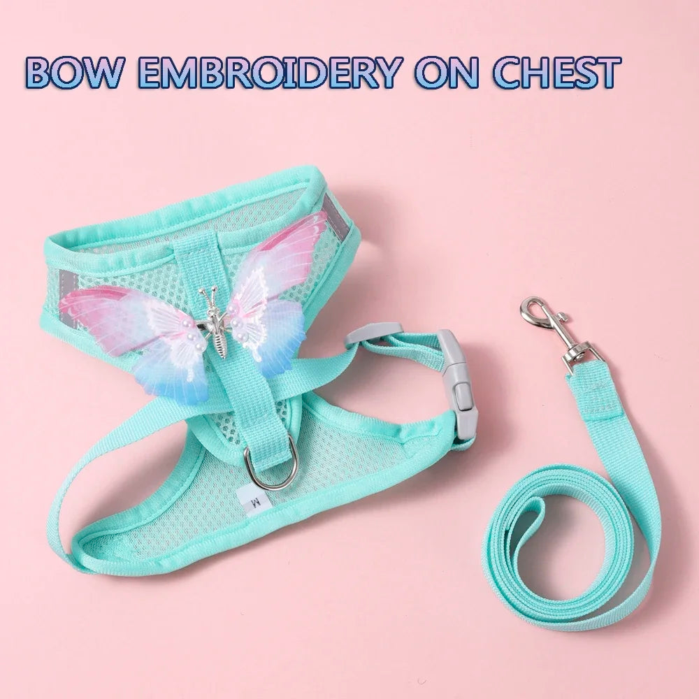 Butterfly Cute Breathable Dog Harness