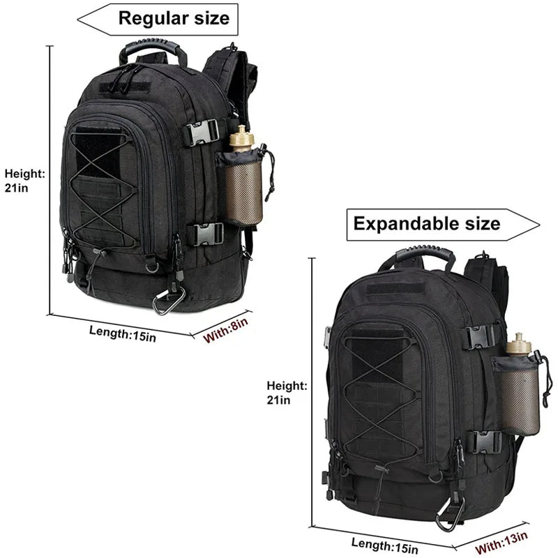 60L Military Style Tactical Backpack