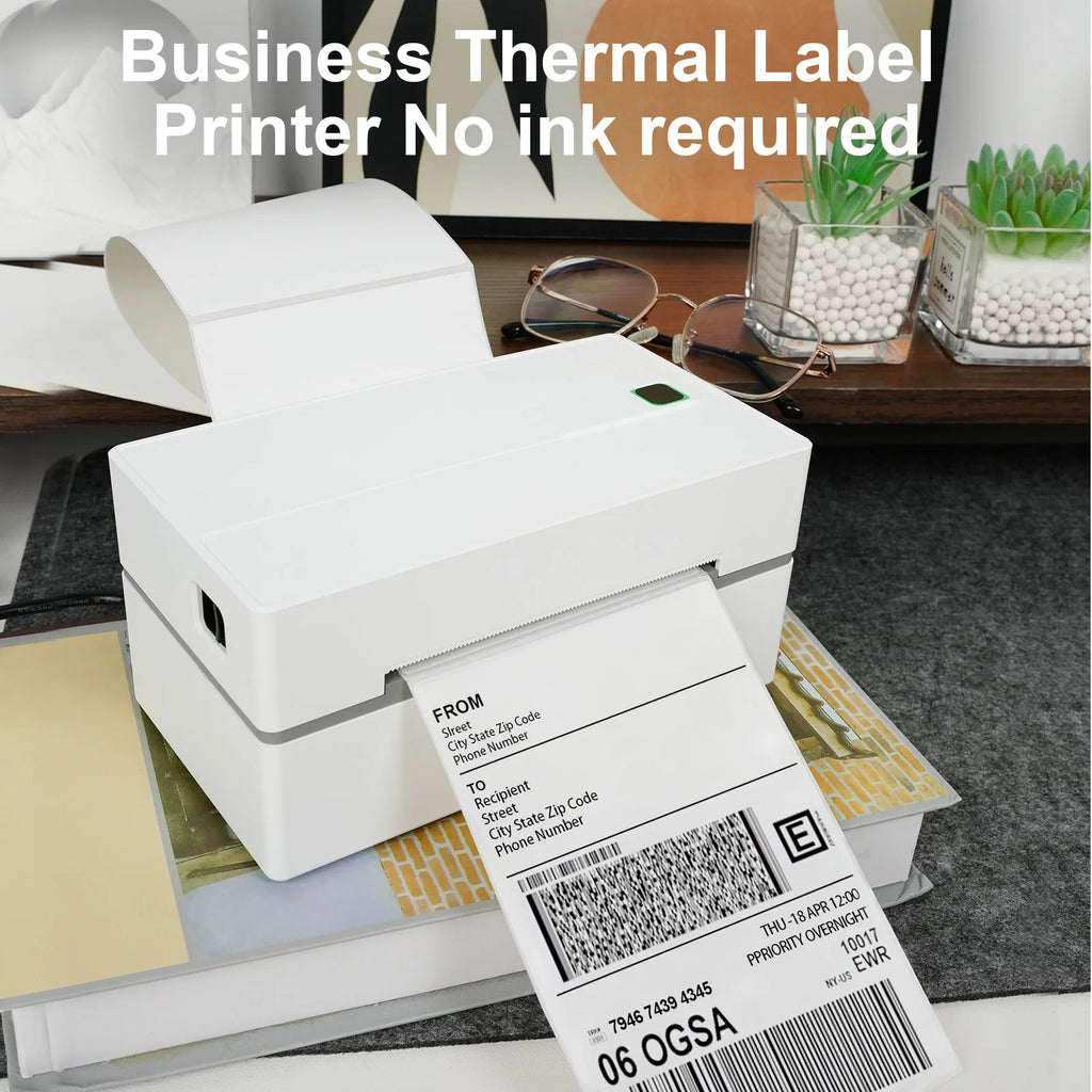 Portable Thermal Label Printer No Ink Required