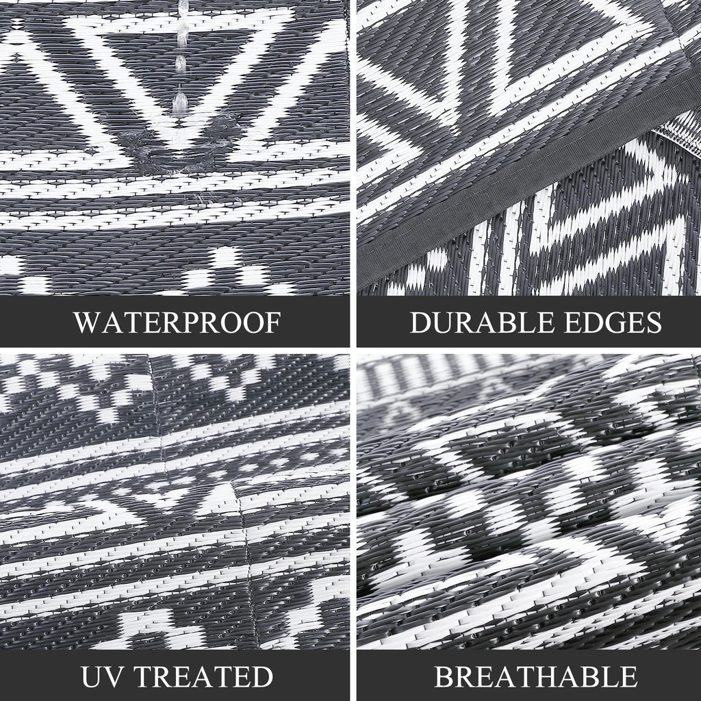Rug 5x8 Waterproof Reversible RV Rug