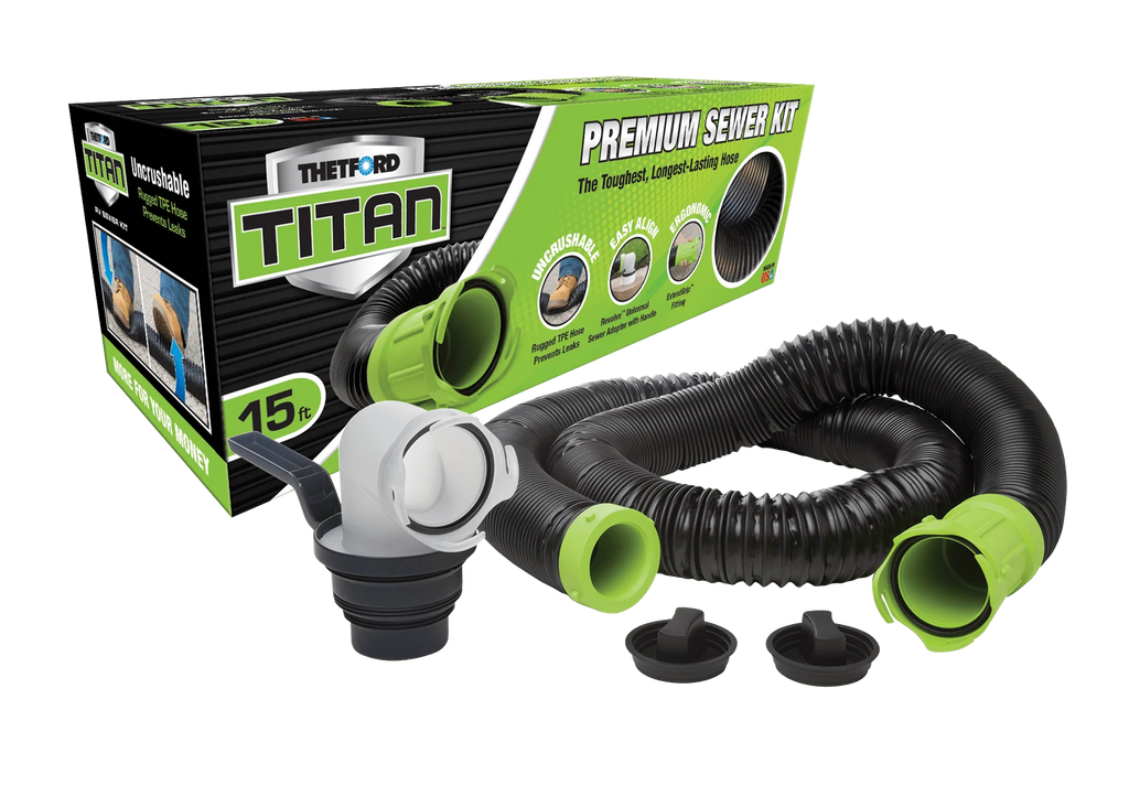 15-Foot Premium RV Sewer Hose Kit