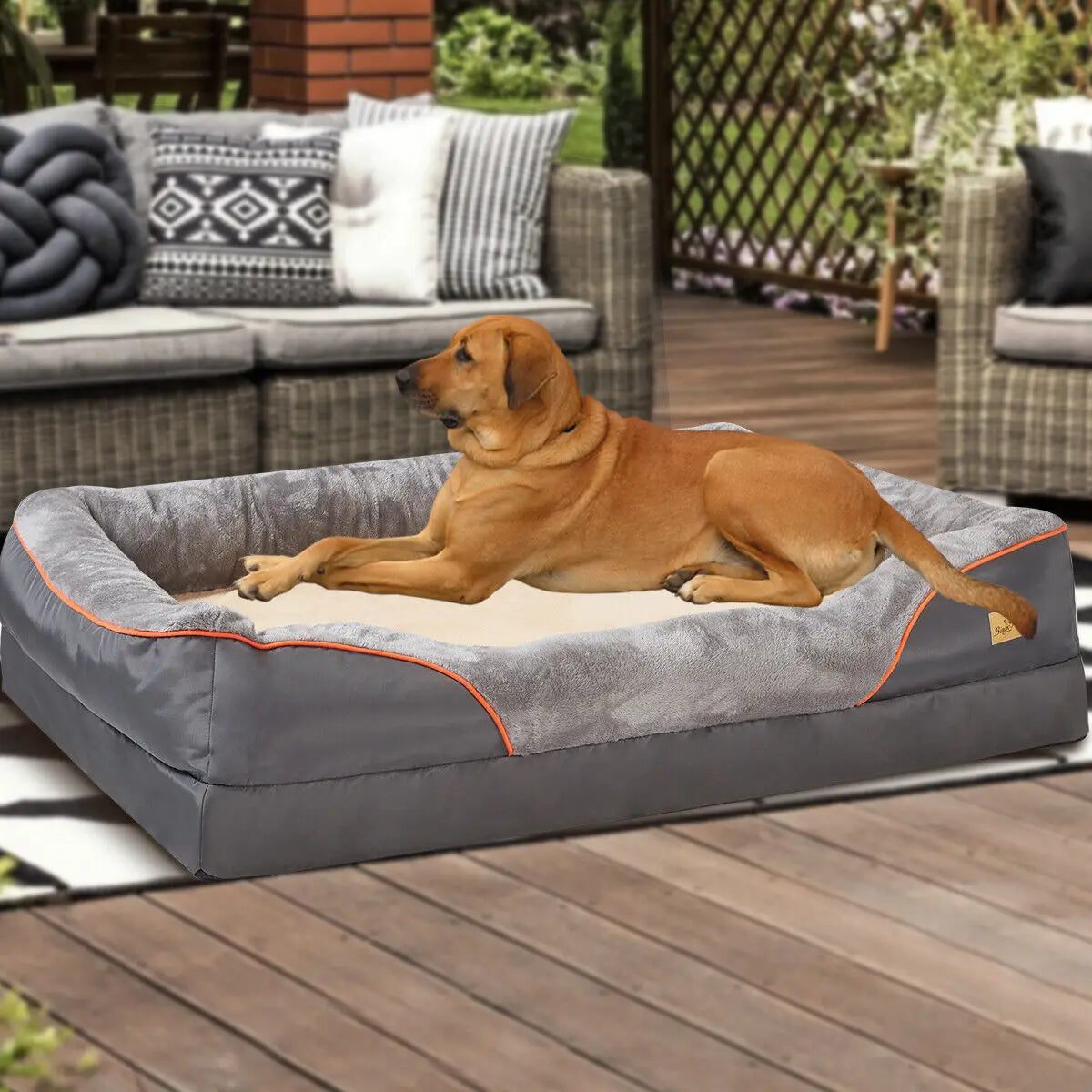 2XL Super Soft Orthopedic Foam Cotton Pet Bed with Removable Cover
