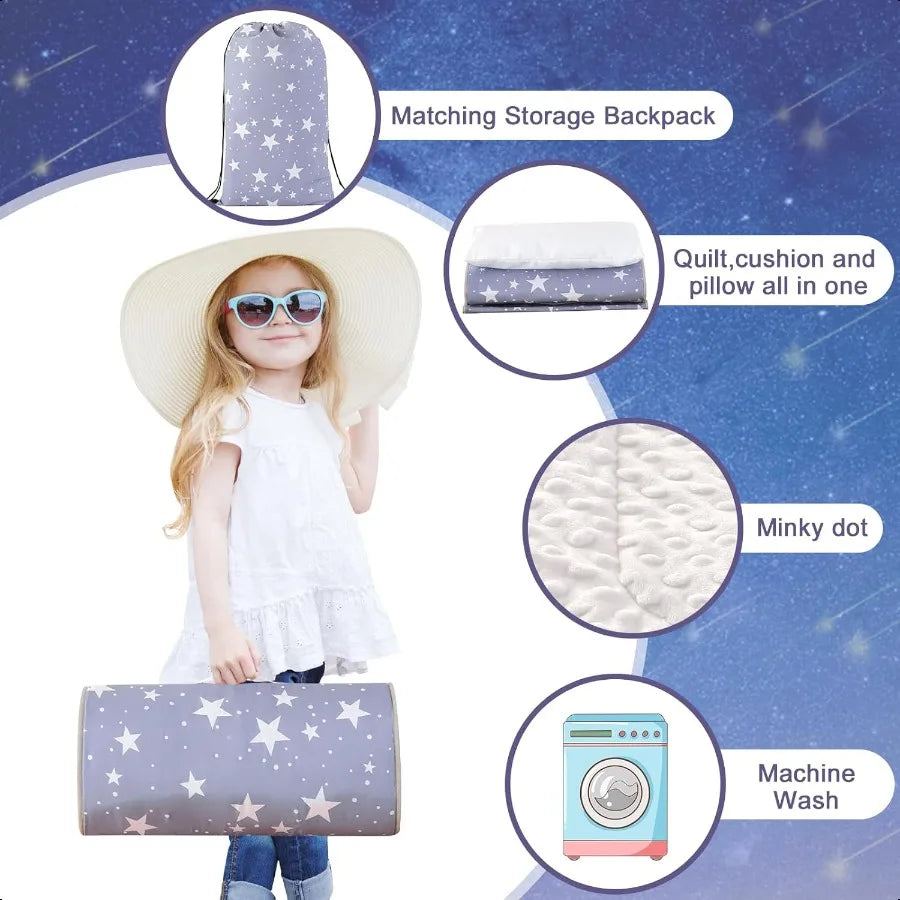 Toddler Star covered Nap Mat