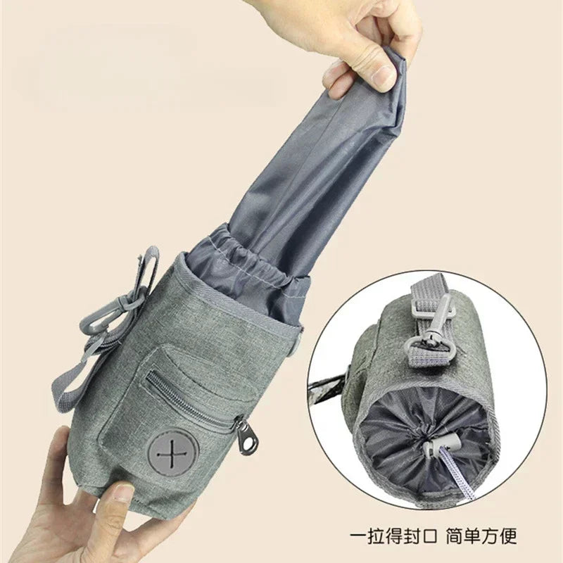 Dog Training Treat Pouch with poop bag dispenser