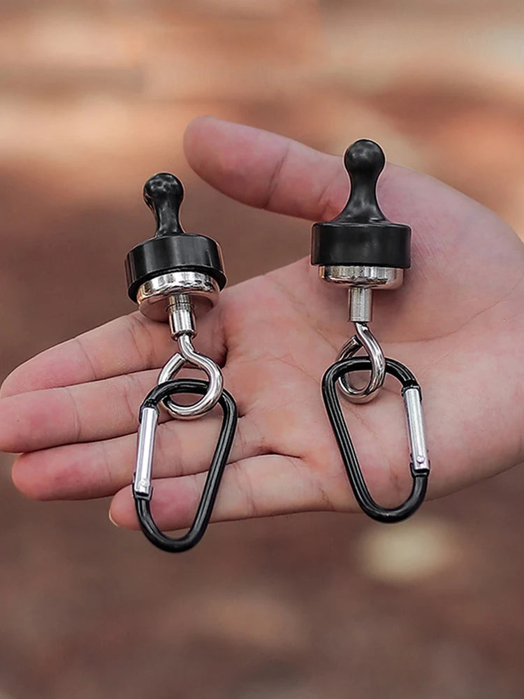 Magnetic Lanyard Hooks for Hiking, Camping, Climbing, and Picnicking