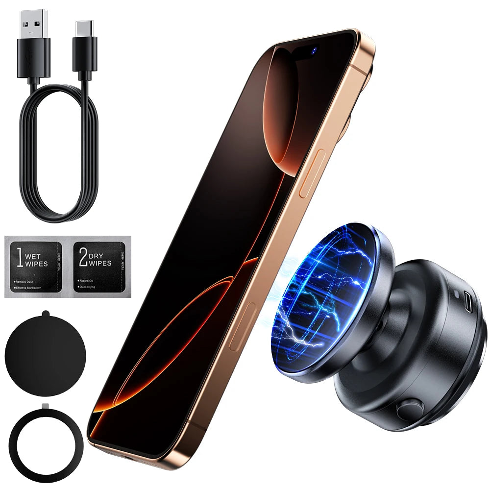 360° Rotatable Car Magnetic Wireless Charger Phone Holder