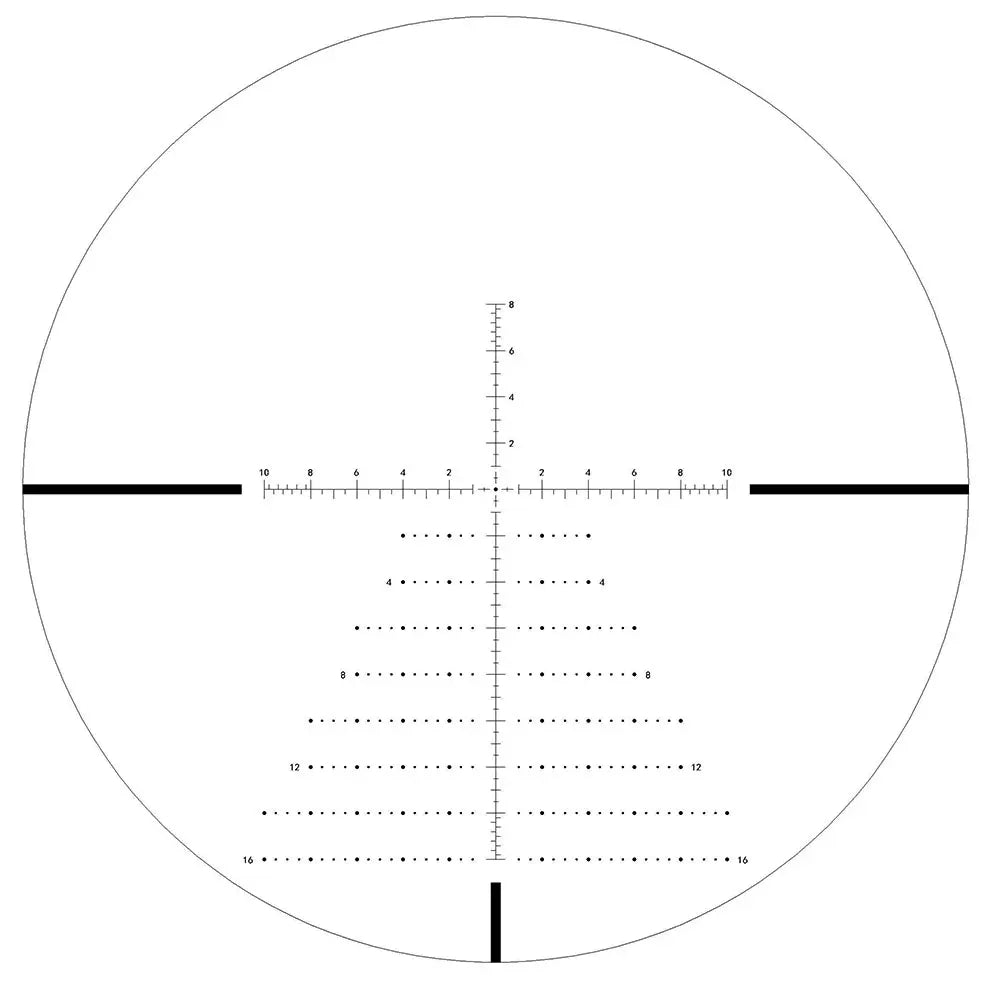 Riflescope 6-24X50 FFP 1/10 MIL with 20mm mount - ZS