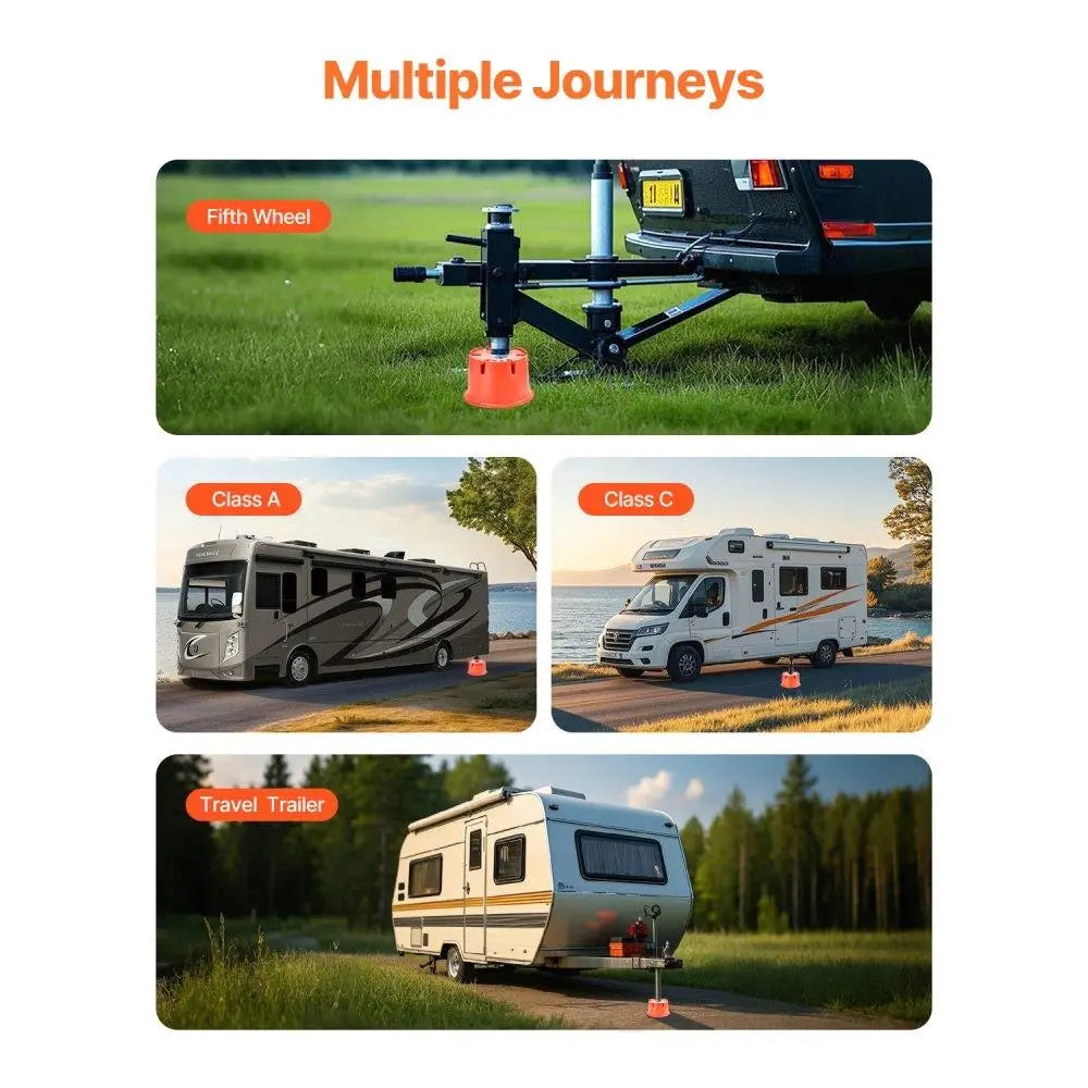 6 Trailer Jack Blocks
