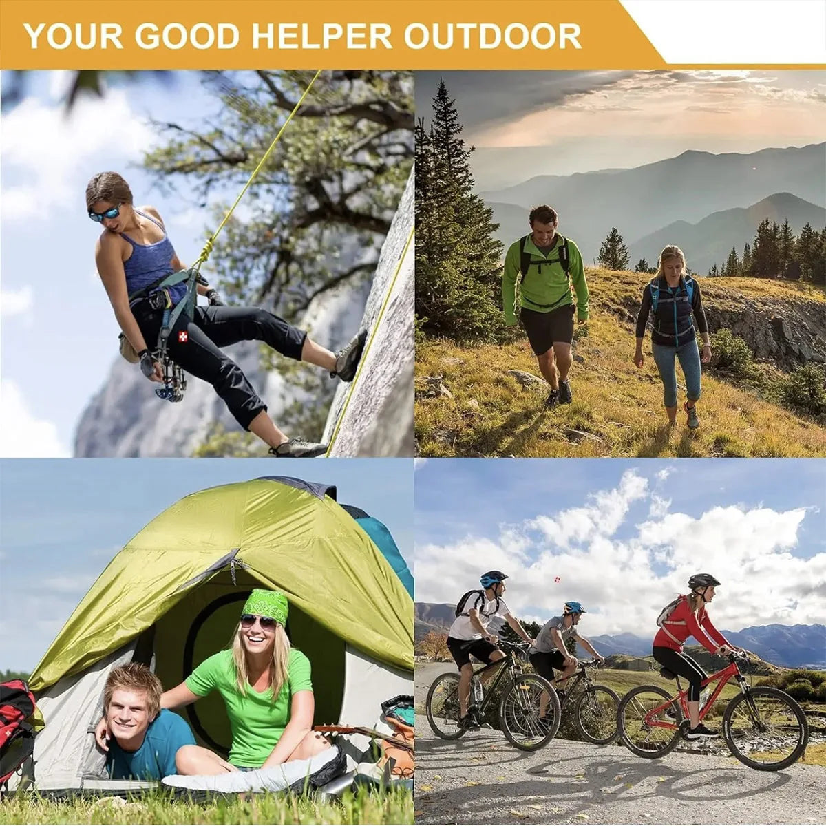 Camping Survival Tool Set and First Aid Kit