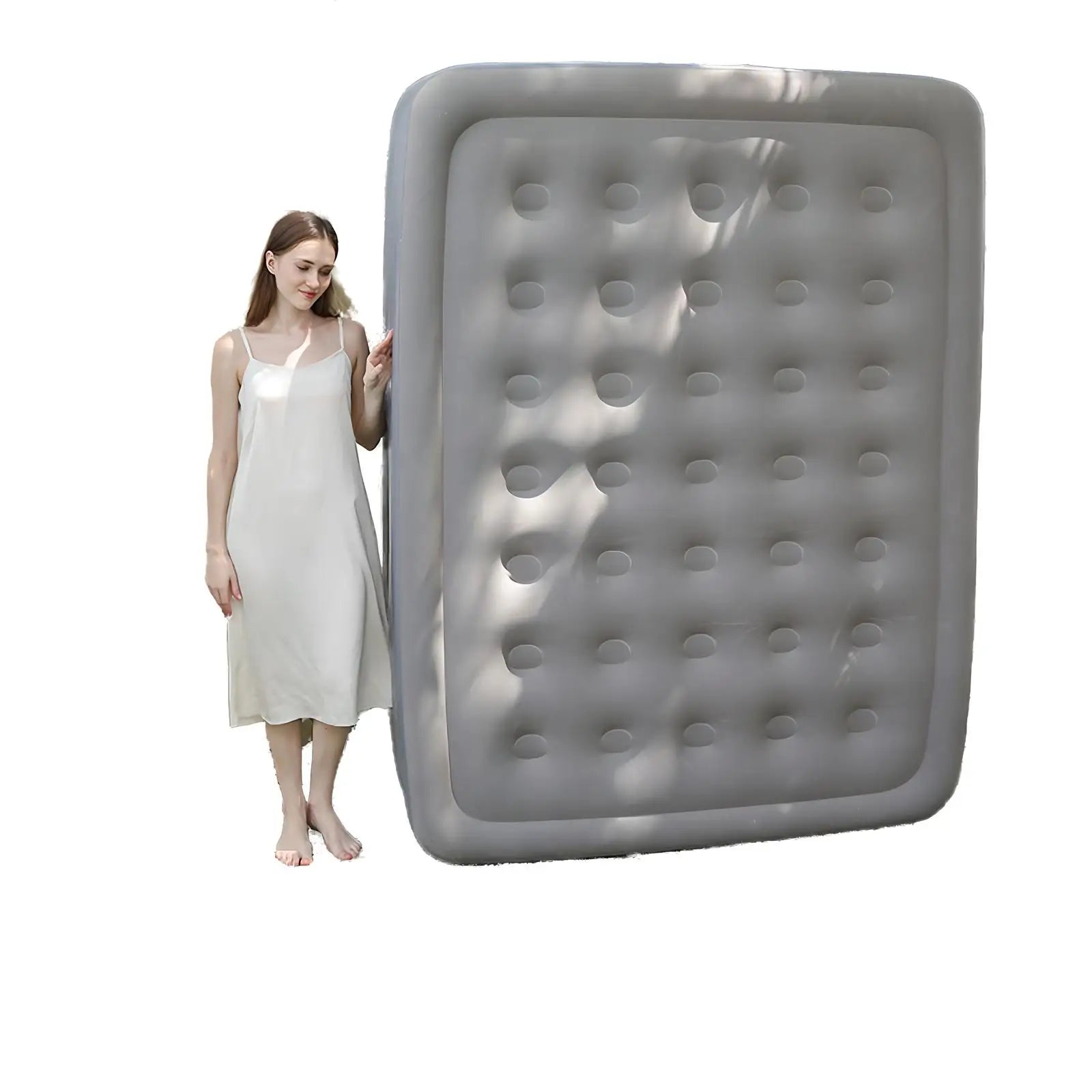 Automatic Inflatable Mattress made of PVC with Built-In Pump