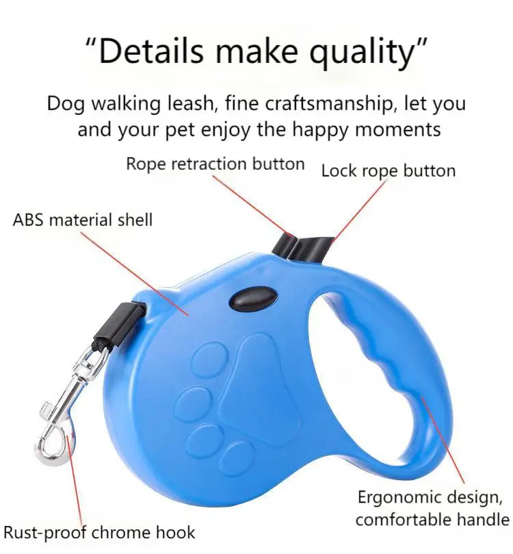 5M Automatic Retractable Pet Leash