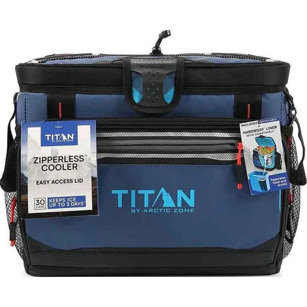 30 Can Soft-Sided Zipper less Cooler