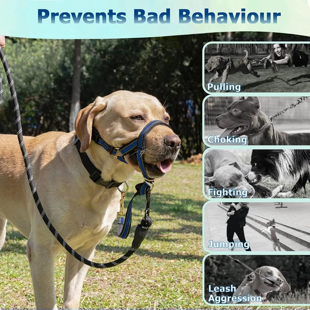 No Pull Gentle Dog Head Halter for Heavy Pullers