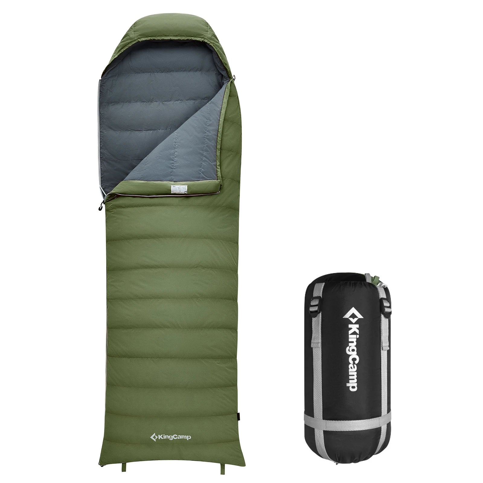 Envelope Sleeping Bag with compression bag