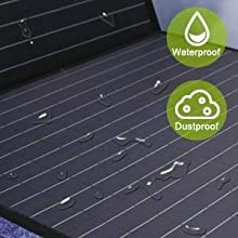 100W Solar Charging Panel and power bank.